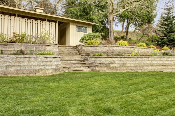 Retaining Wall Construction in Shelton