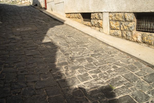 Stone Sidewalk Repair in Shelton